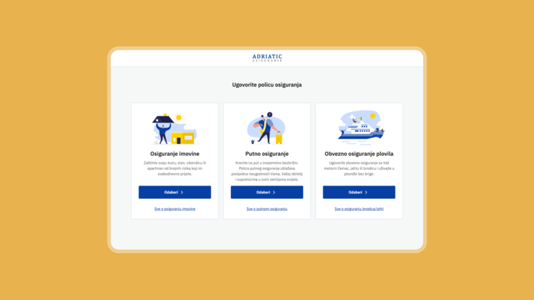Case study: Rebuilding Adriatic osiguranje webshop from scratch 