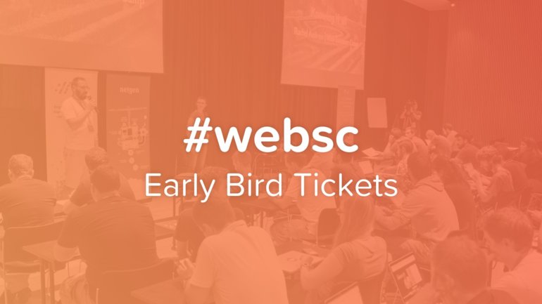 Web Summer Camp 2018 ticket sale has started