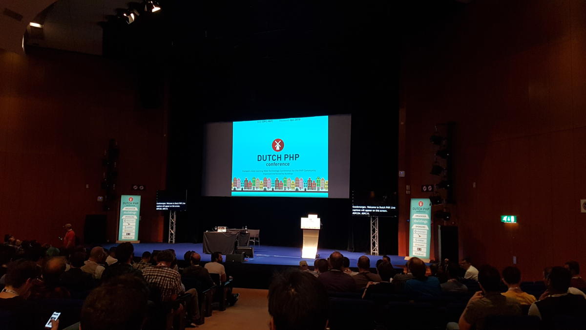 Dutch PHP conference photo
