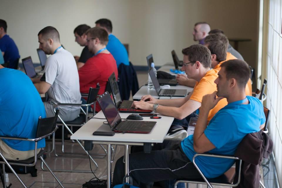 Attendees listening carefully