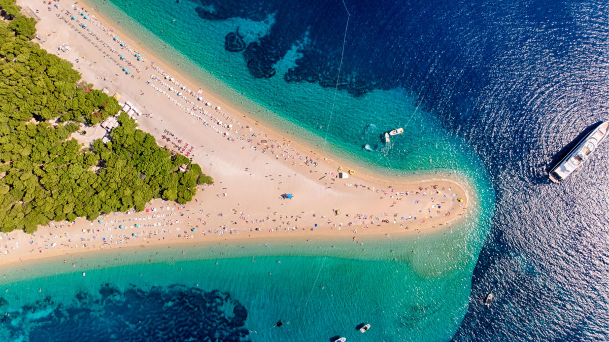Location Zlatni Rat beach