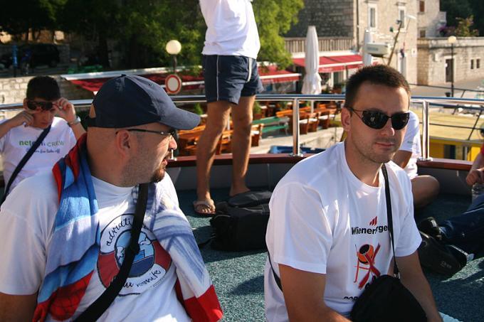 Start of the boat trip