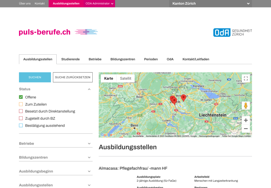 teilzeit jobs zürich büro