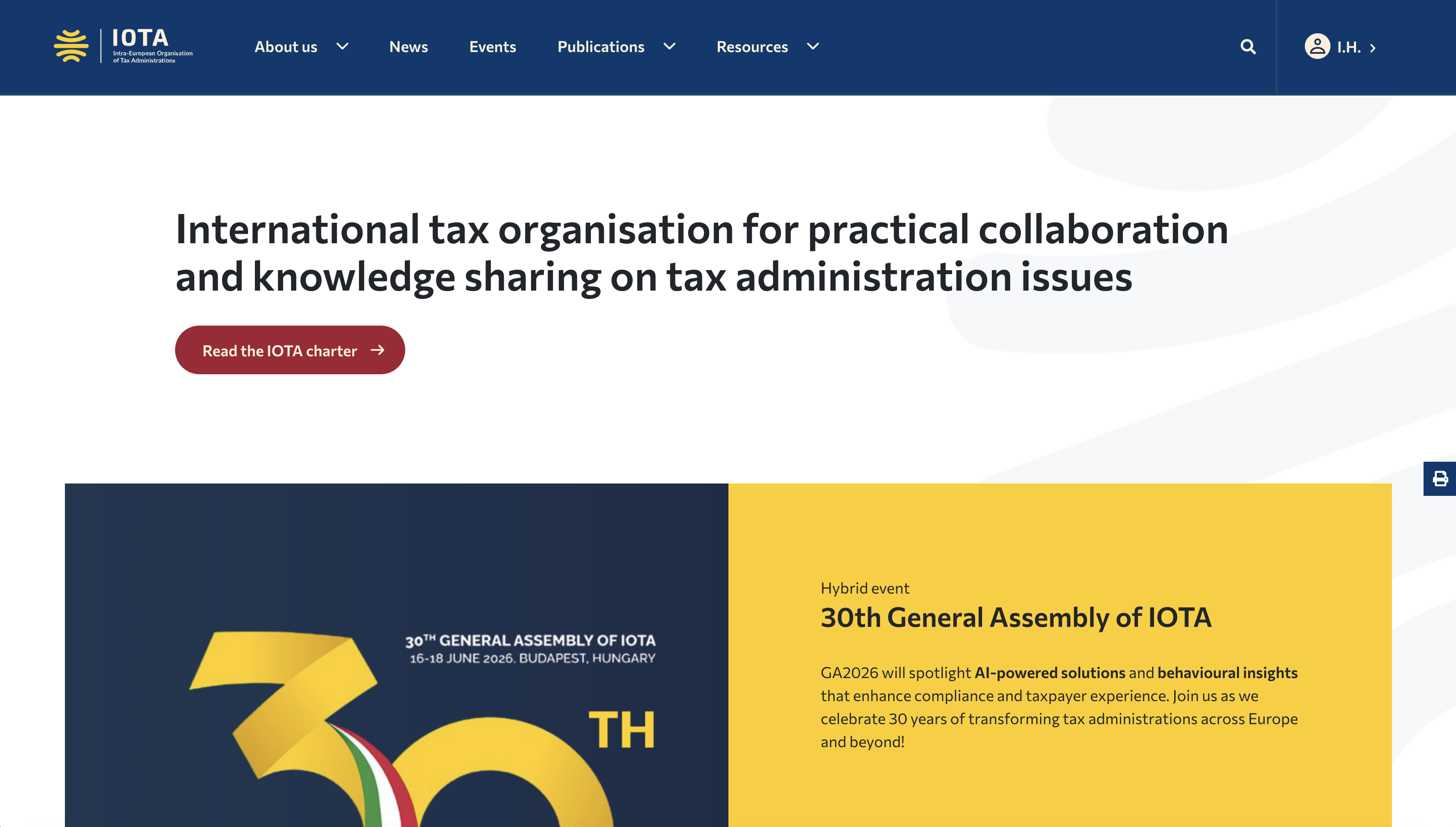 Intra-European Organisation of Tax Administrations - IOTA