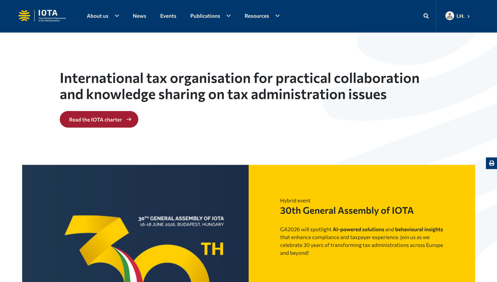 Intra-European Organisation of Tax Administrations - IOTA