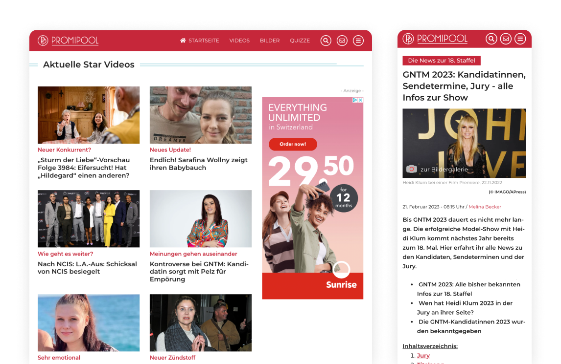 Promipool screenshot